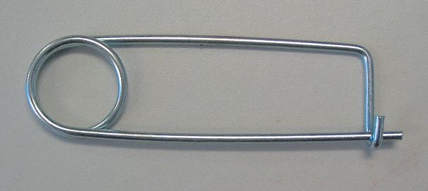 SAFETY PINS, INDUSTRIAL, 5-1/4 X 1-1/3 X 1/4 IN WIRE DIA, TEMPERED STEEL