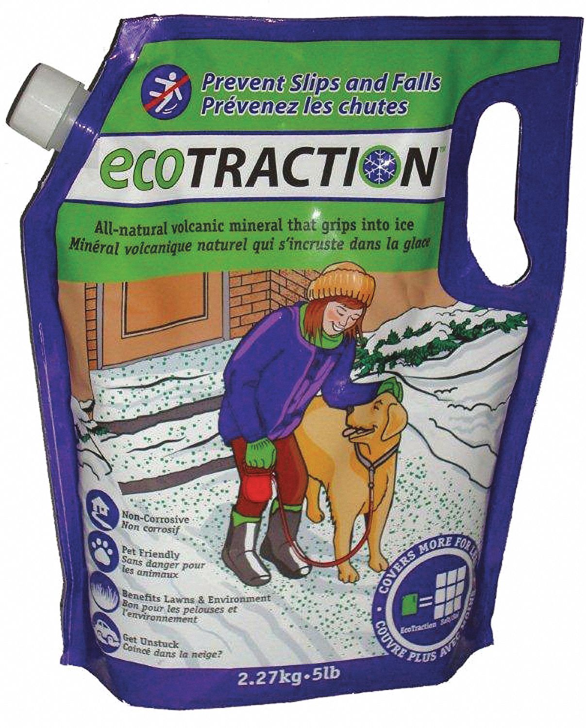 ECOTRACTION, E-Z POUR SPOUT, -50 ° C, 2.27 KG, VOLCANIC MINERAL, BAG