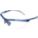 LUNETTES SÉCURITÉ, ANSI/CSA, RÉSISTANTES RAYURES/PROTECTION ANTI-UV, BLEU TRANSLUCIDE, PLASTIQUE/PC