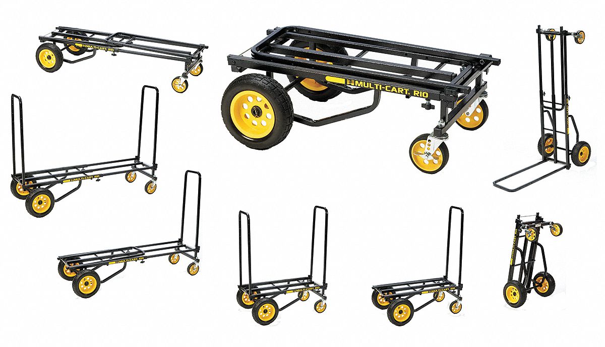 GRAINGER APPROVED Convertible Hand Truck, Load Capacity as Hand Truck