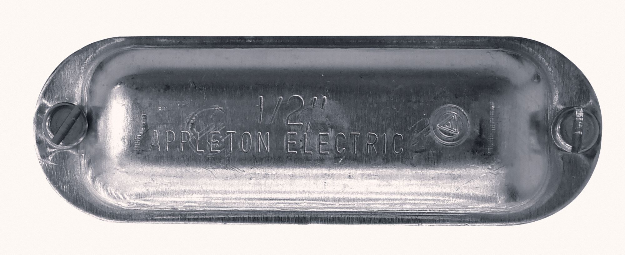 APPLETON ELECTRIC Covers for Conduit Access Fitting Aluminum, 1/2 in
