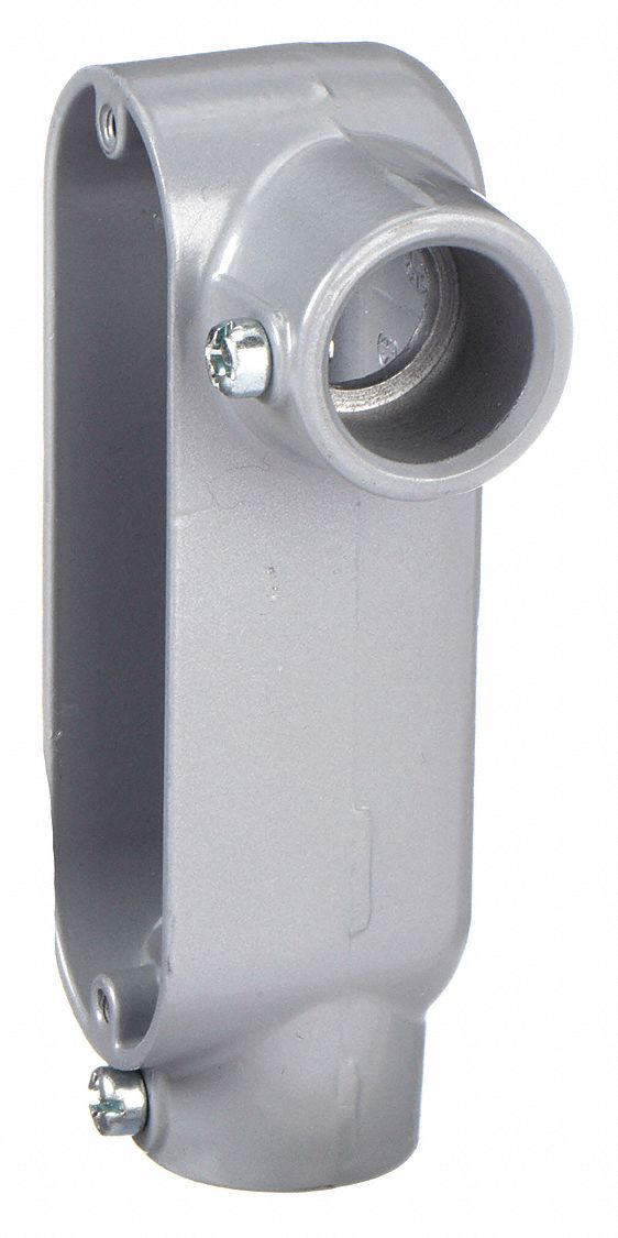 Aluminum, 1/2 in Trade Size, Conduit Outlet Body 10W024LL50TA