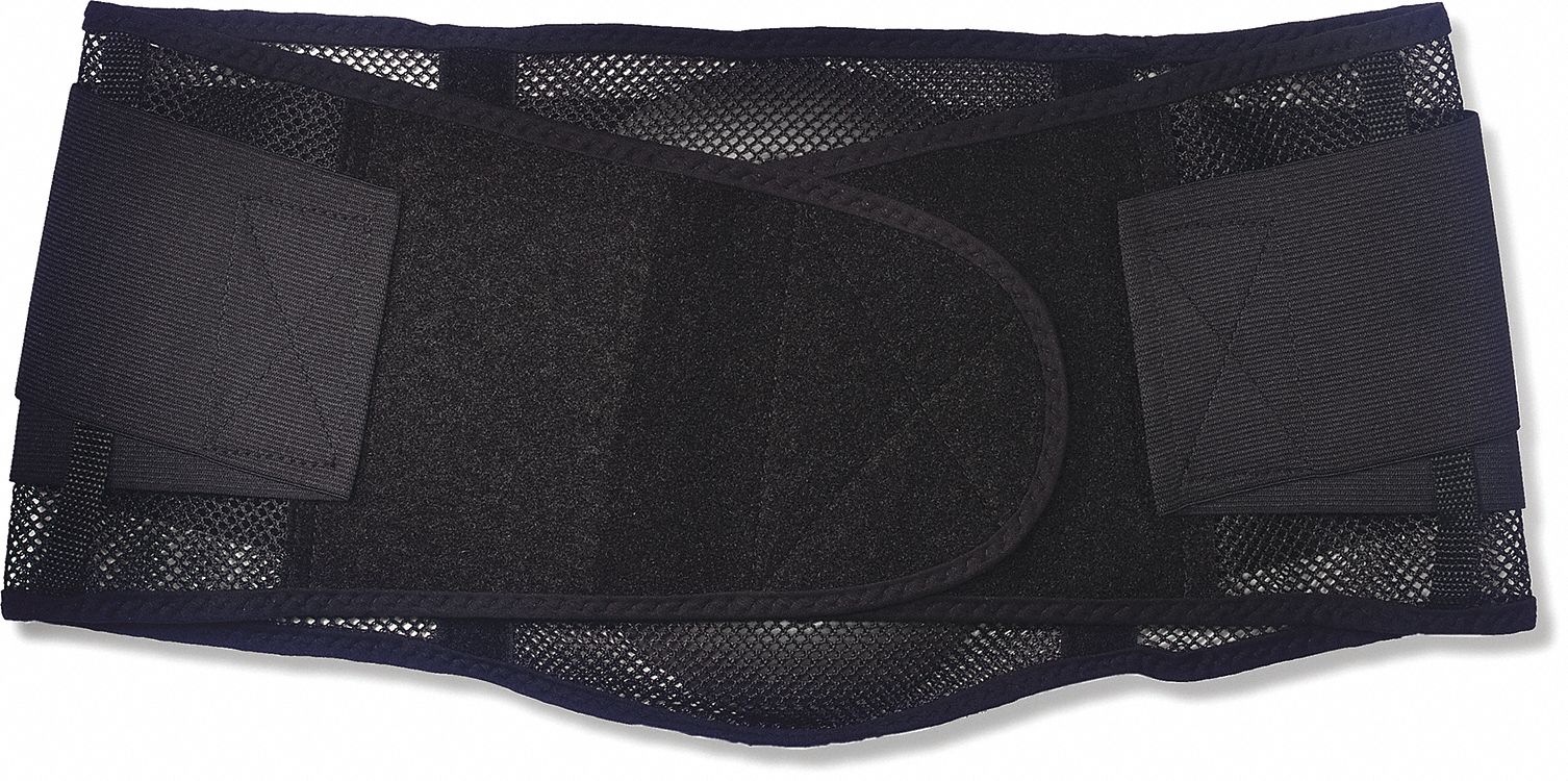 BACK SUPPORT MESH W/LUMBAR PAD LGE