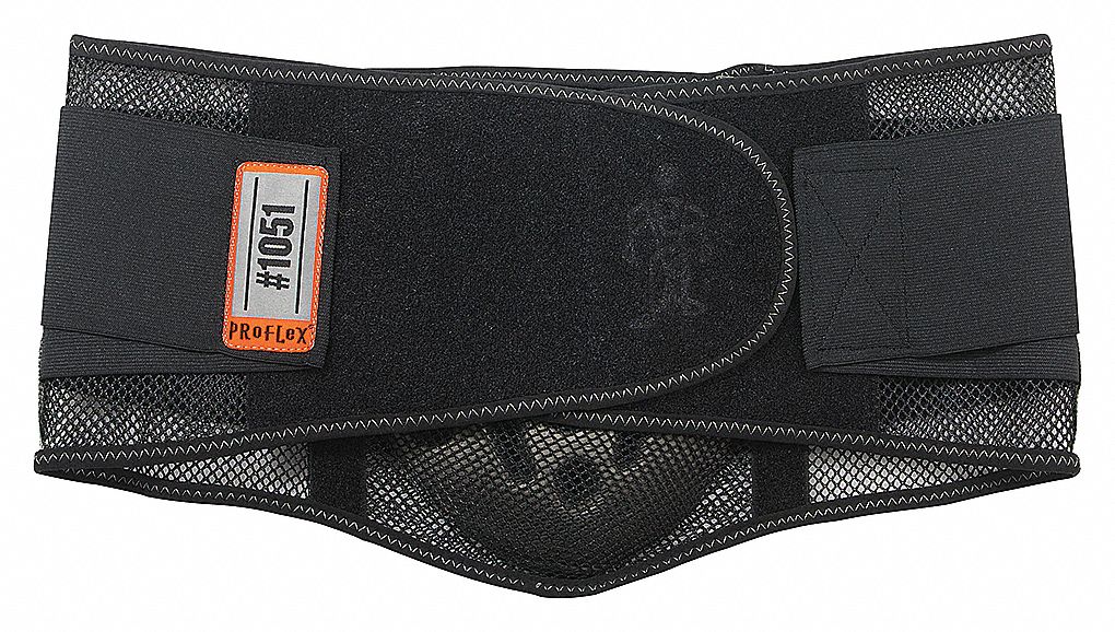 BACK SUPPORT MESH W/LUMBAR PAD SML