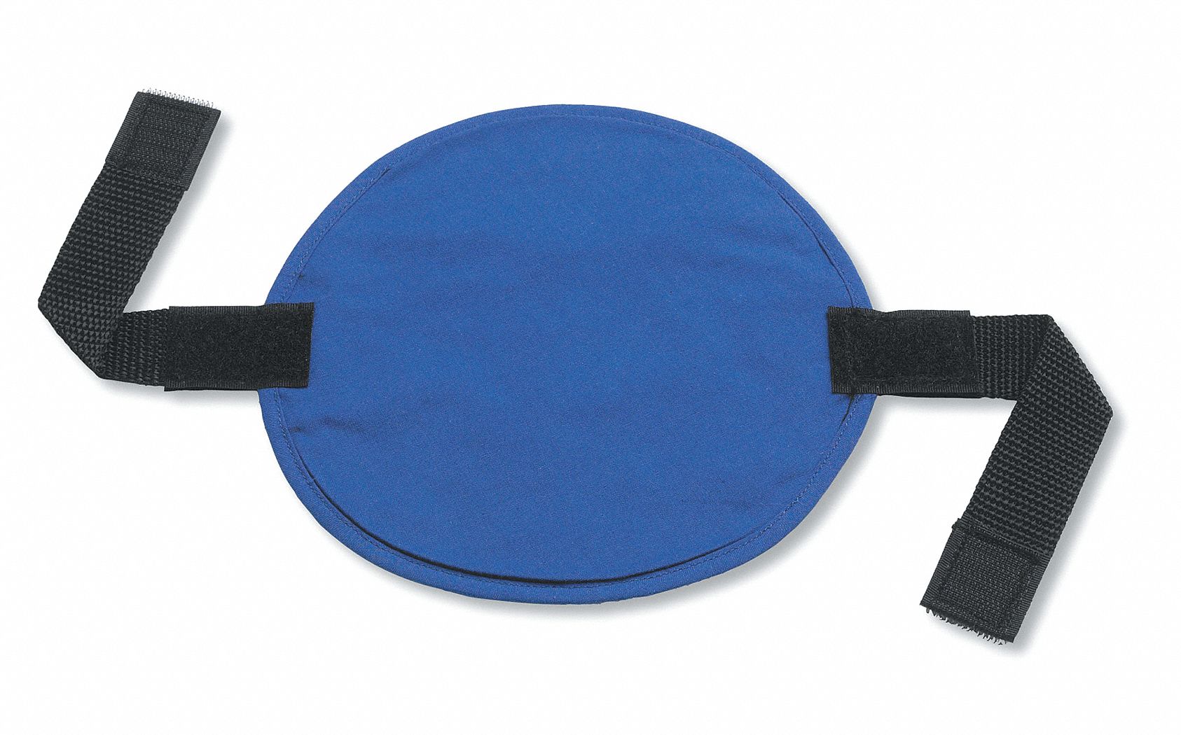 HARD HAT PAD, COTTON, ACRYLIC POLYMER, BLUE, HOOK AND LOOP CLOSURE