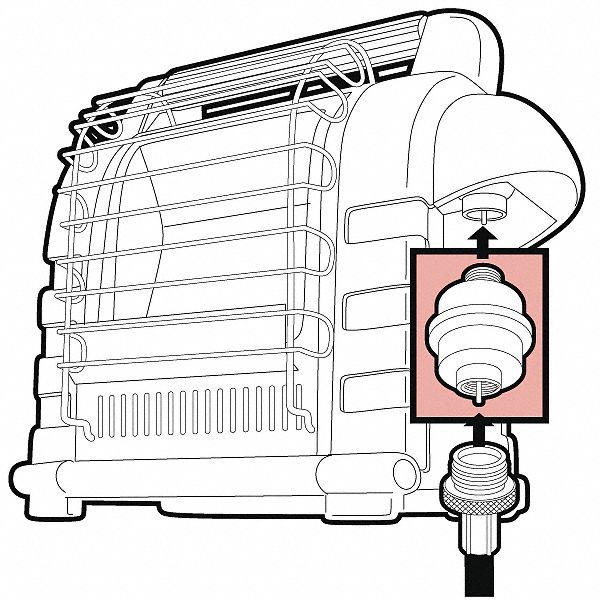 MR HEATER FILTER FUEL FOR EMH MH9BX + MH18B Parts EMHF273699 F273699 Grainger, Canada