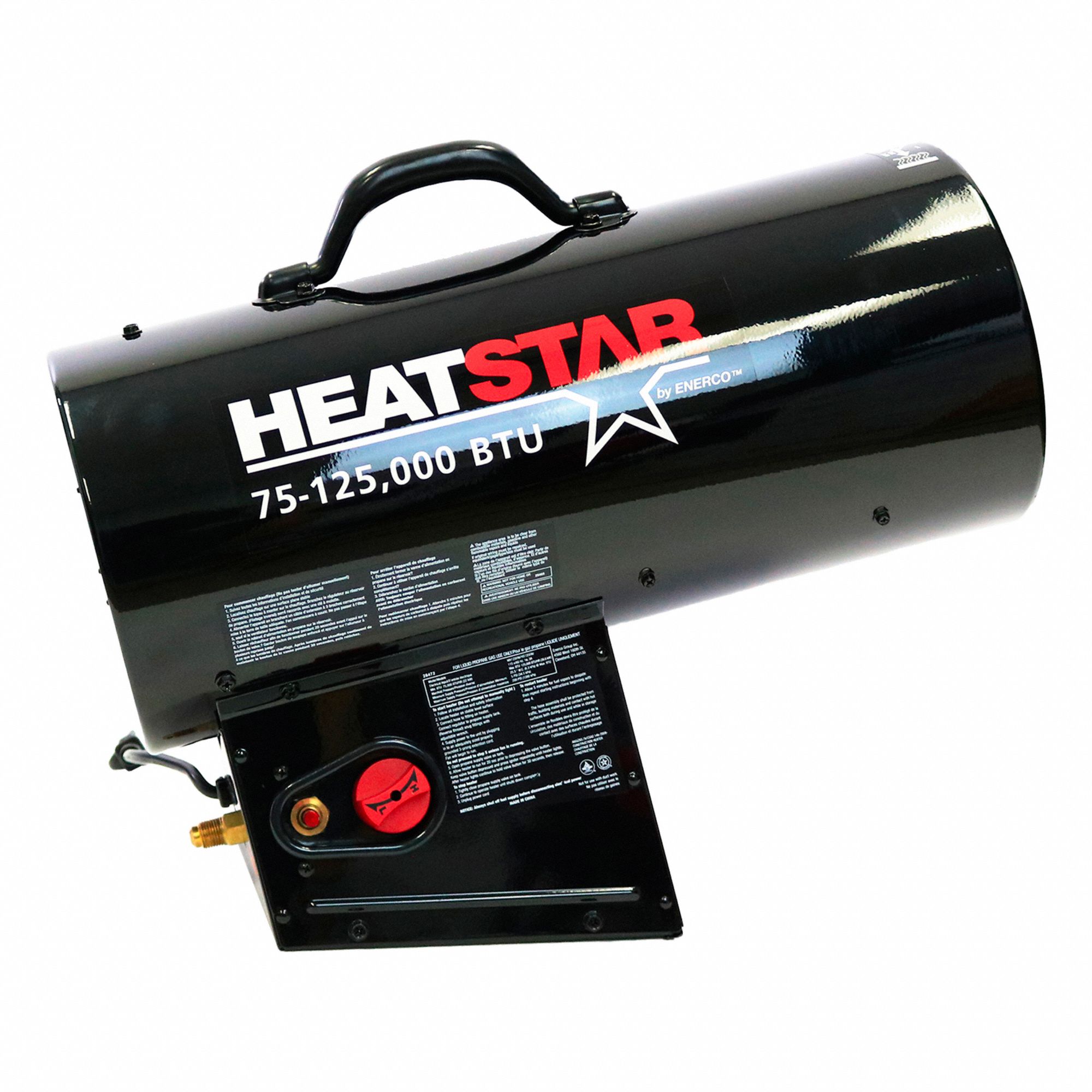 HEATER FORCED AIR LP GAS 75-125K