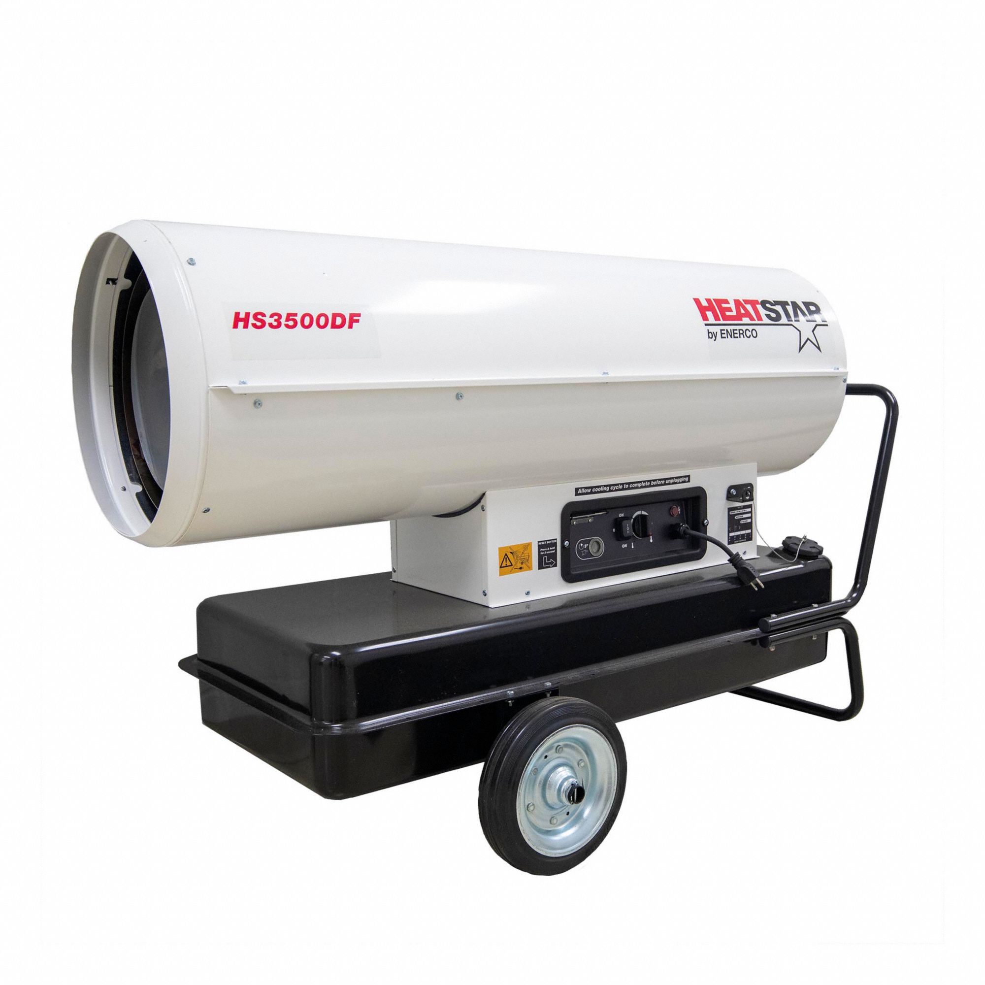 HEATER, 27 IN W, 39 IN H, 66 IN L, 60 HZ, 1,795 CFM, 8,500 SQ FT HEATING AREA, 360,000 BTUH