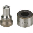 PUNCH AND DIE SET, 0.50/0.50/0.56 IN COLD ROLLED, CIRCLE HOLE, FOR HYDRAULIC PUNCHES