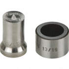 PUNCH AND DIE SET, 0.50/0.50/0.81 IN COLD ROLLED, CIRCLE HOLE, FOR HYDRAULIC PUNCHES
