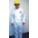 COVERALLS, HOODED, ELASTIC WRISTS/ANKLES, ZIPPER, SERGED SEAMS, WHITE, SZ XX-LARGE, MICROGUARD MP