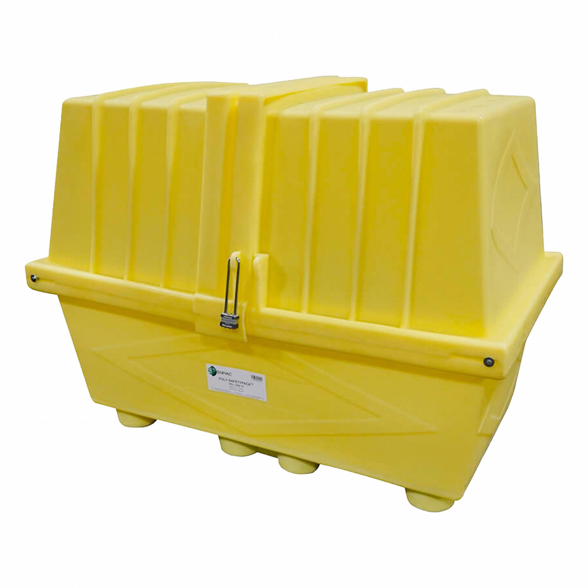 ENPAC COVERED DRUM SPILL CONTAINMENT, 130 GAL CAPACITY, 1,200 LB LOAD ...