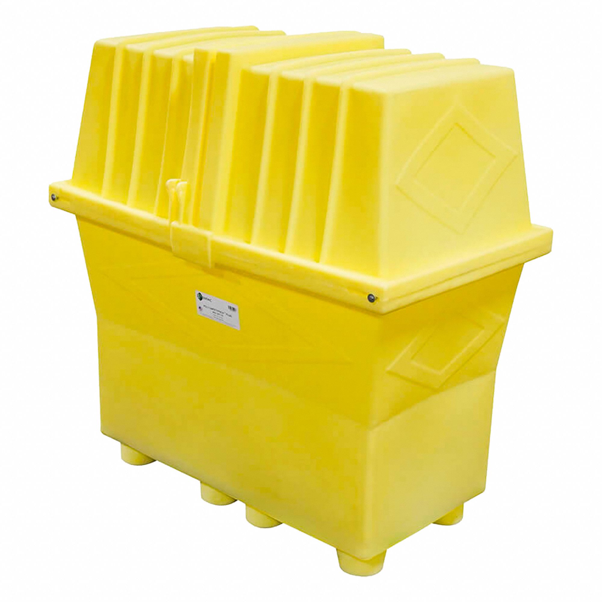 ENPAC COVERED DRUM SPILL CONTAINMENT, 264 GAL CAPACITY, 1,200 LB LOAD ...