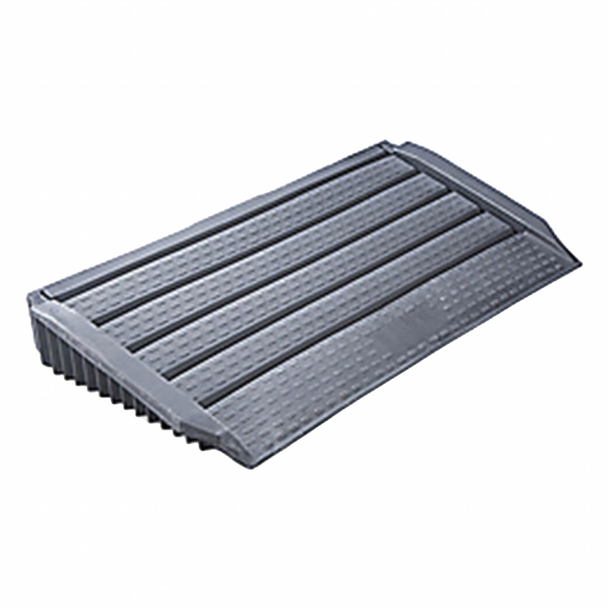 RAMP, PE, BLACK, 1,000 LB LOAD CAPACITY, 48 IN LENGTH, 25 IN WIDTH, 6.25 IN HEIGHT