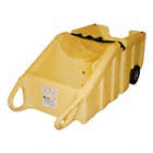 SPILL CONTAINMENT DRUM DOLLY, 55 GAL FOR DRUM SIZE, 70 GALLON CAPACITY, YELLOW