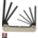 HEX KEY SET FOLDING SAE 8 PC