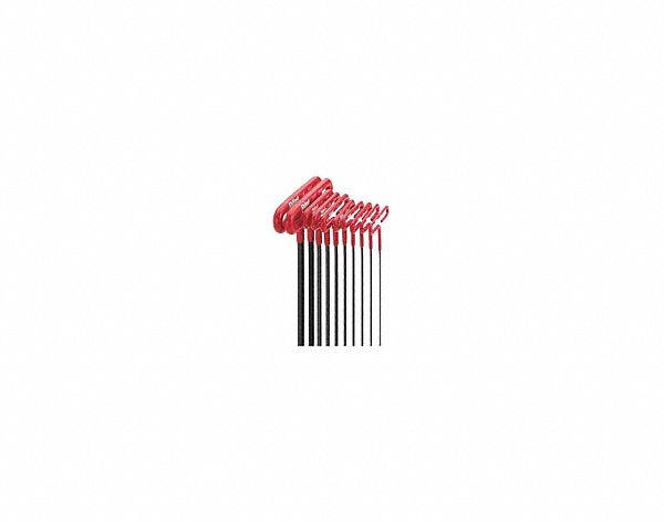 HEX KEY SET T-HNDL 6IN 10PC CUSHION