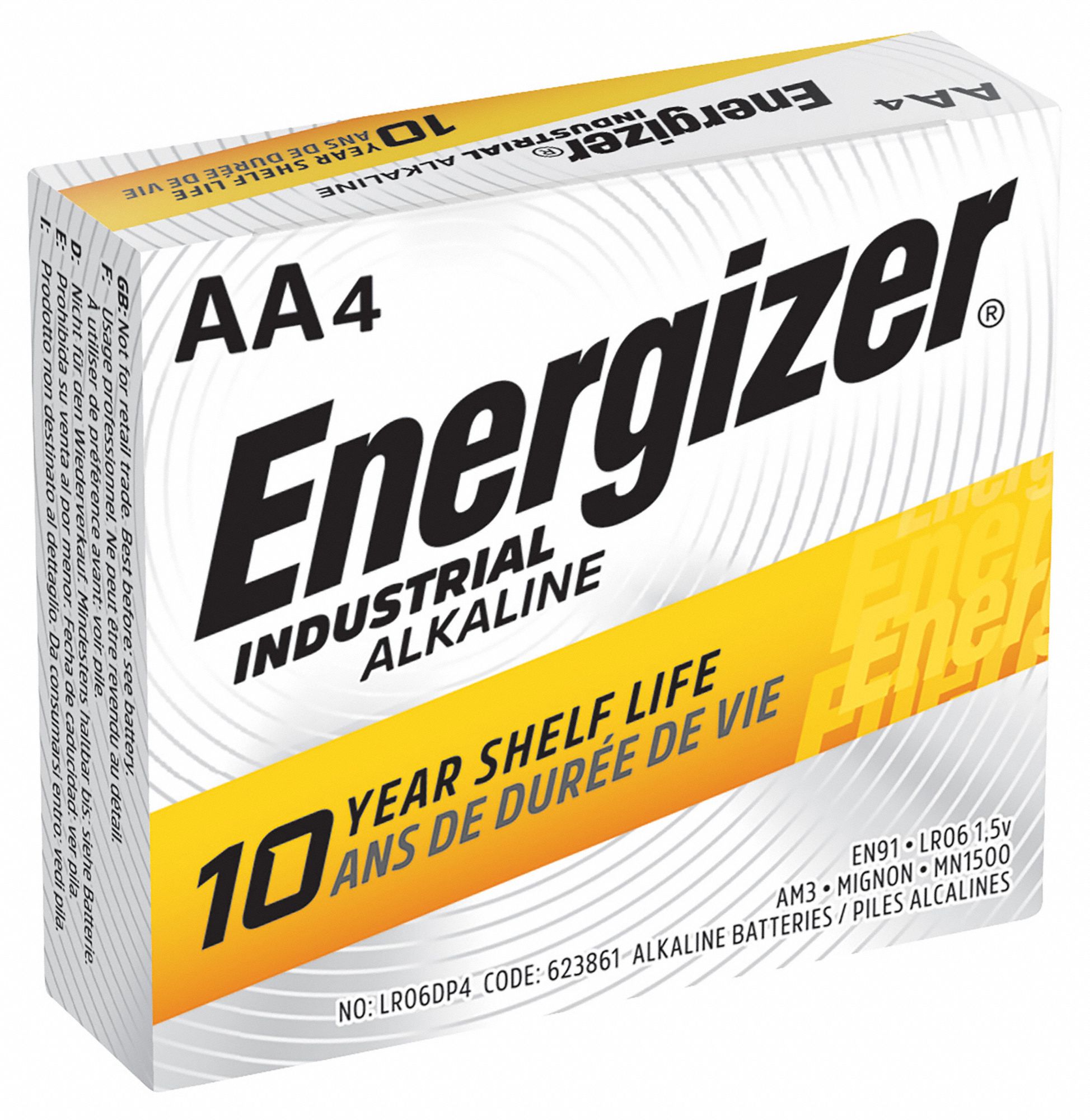 PILES ALC IND ENERGIZER AA 4/PQ