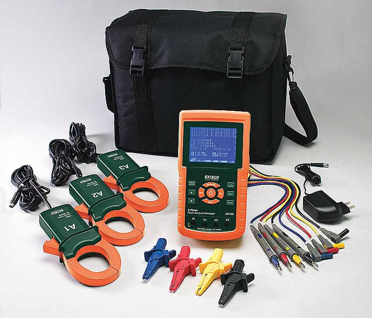 3-PHASE POWER ANALYZER/DATALOGGER