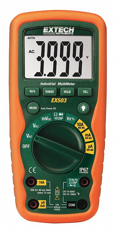 MULTIMETER HD CAT IV W/NIST