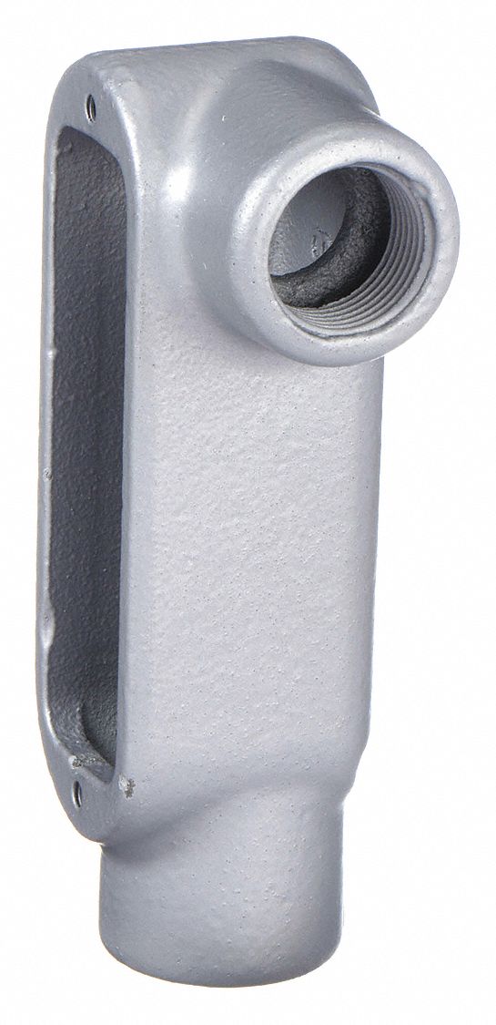Iron, 1 1/4 in Trade Size, Conduit Outlet Body 10W019LL448 Grainger