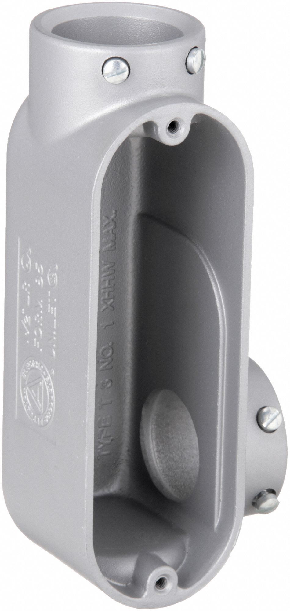 Conduit Outlet Body: Aluminum, 1 1/2 in Trade Size, LR Body, 35 cu in Body Capacity, Set Screw Hub