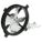 ATTIC EXHAUST FAN, GABLE MOUNT, ELECTRIC MOTOR, MAX 1,900 SQ FT ATTIC, 1,380 CFM MAX, PLASTIC