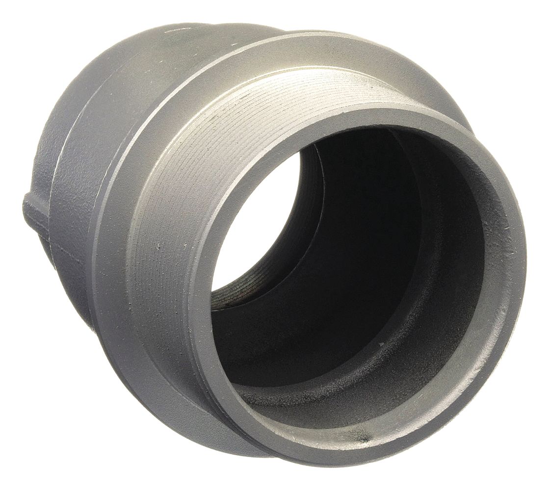 Sealing Hubs - Vertical: Iron, 4 in_5 in Trade Size, Male to Female, 7 in Overall Lg