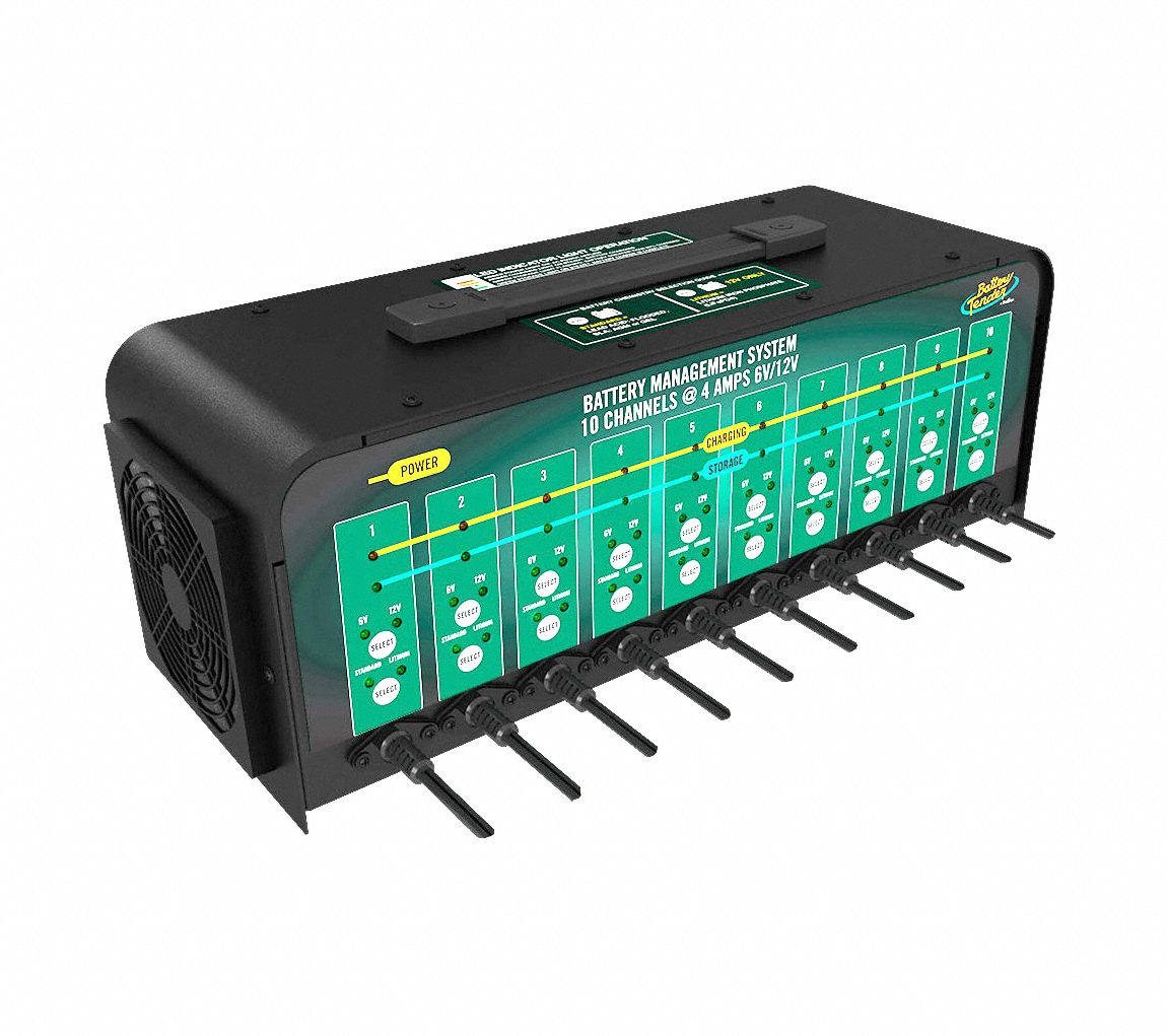 Battery Charger: Charging/Maintaining, Auto, For AGM/Lead Acid/Wet Cell, Smart