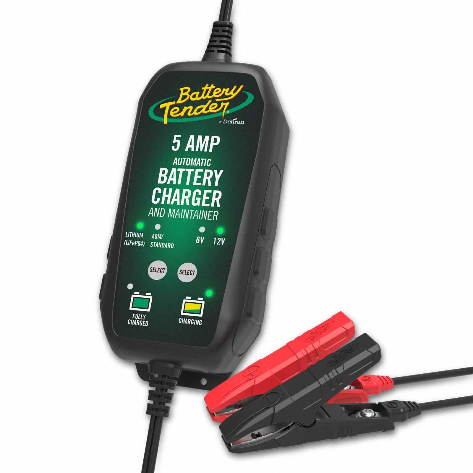 BATTERY TENDER, Charging/Maintaining, Auto, Battery Charger - 10W832 ...