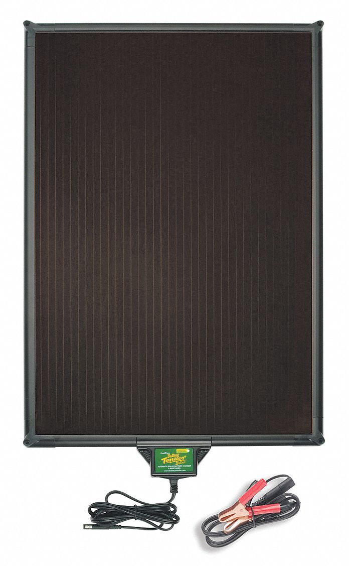 BATTERY TENDER, Charging/Maintaining, Auto, Solar Battery Charger 10W8400211164 Grainger