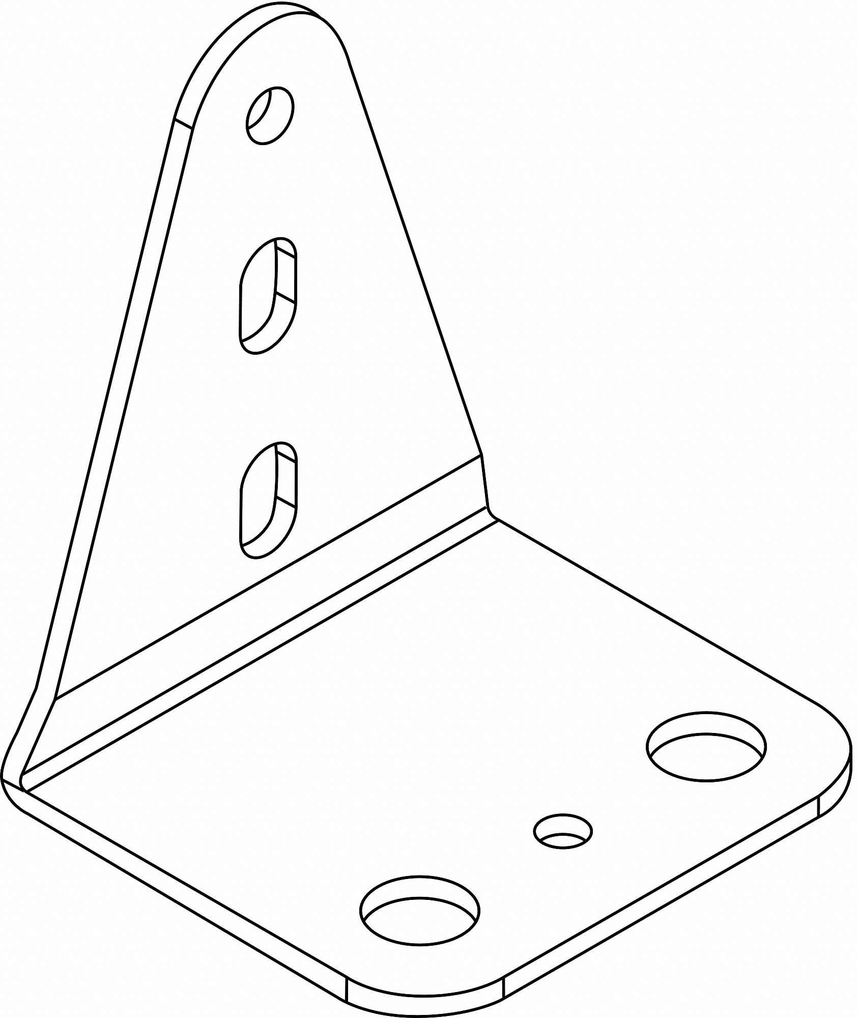 MODULAR SHELVING COMPONENT, TYPE 1 FOOT PLATE, BOLT ON, SINGLE TOP MOUNT, BAKED ENAMEL