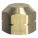FITTING PIPE CAP, -65 °  TO 250 °  F, BRASS, CAP FPT CONNECTION, 1/4 IN