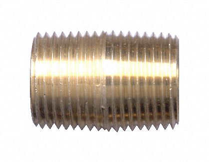 MAMELON FERMÉ,FILETS TUYAU MALE,GAMME TEMPÉ -65 ° F-250 ° F,PRSION MAX : 1200 LB/PO2,¼PO,MÉTAL,LAITON
