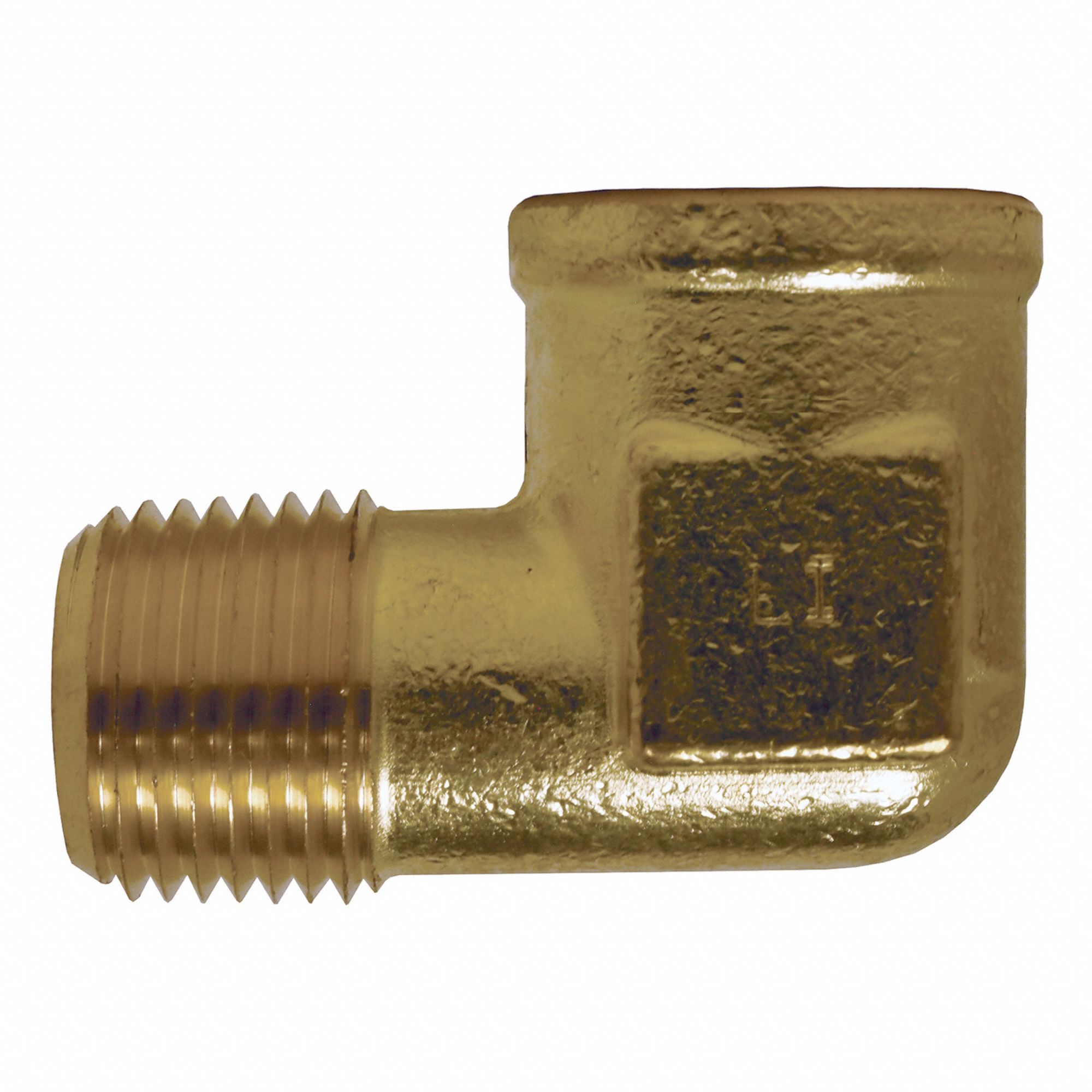 FORGED STREET TEE, BRASS, 90 °  ELBOW, 3/4 IN