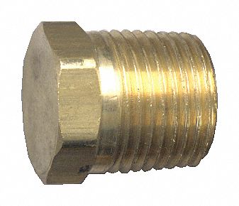 FITTING PIPE PLUG SOLID HX HD 1/2 IN