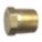 PLUG HEX HEAD, -65 °  TO 250 °  F, BRASS, HEX HEAD MNPT CONNECTION, 1/8 IN