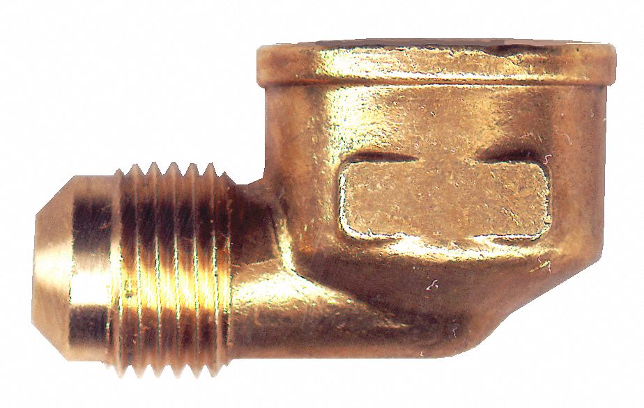 Sioux Chief 1/2 inch x 1/2 inch Lead-Free Brass 90-Degree Flare x MIP Elbow