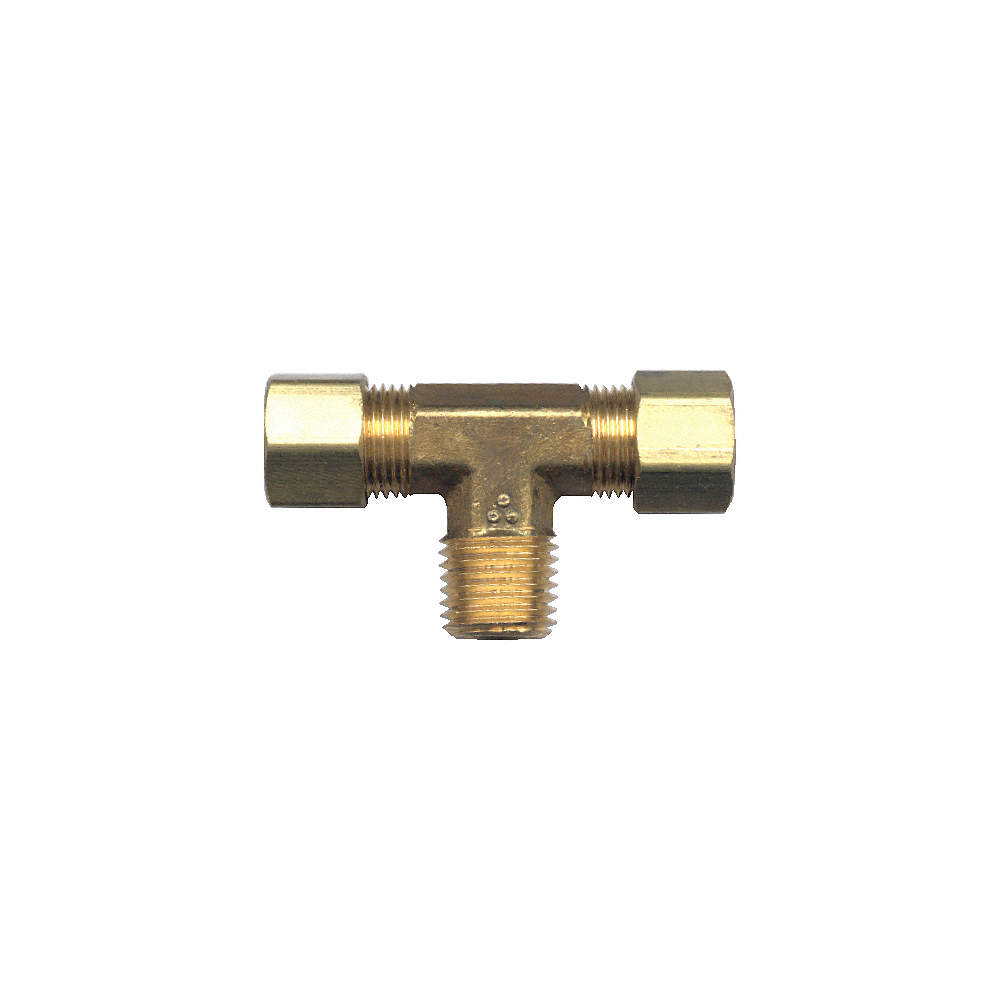 FAIRVIEW FITTING COMPRESSION TEE 1/2 TO 1/2 - Brass Pipe Fittings