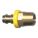 MALE PIPE FITTING, -40 °  TO 220 °  F, BARB X PIPE CONNECTION, 3/8 TO 3/8 IN