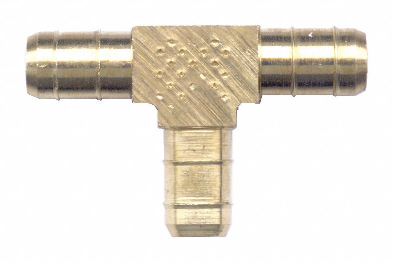 FITTING RING-BARB T-TUBE 3 END 3/8 IN