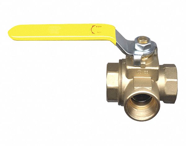 BALL VALVE 3 WAY 2 FPT