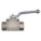 RBNT BILLE,3 PC,FEM VERS FEM,PORT COMPLET,PRES MAX 7,250 LB/PO2 WOG,1/4 PO,AC CARB