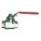 BALL VALVE 2-PIECE STAINLESS 1/4 FPT