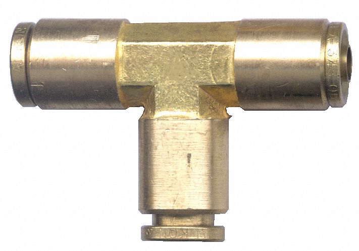 FAIRVIEW FITTING UNION-T PSH/CON AIR/B 3/8 IN - Brass Air Brake ...