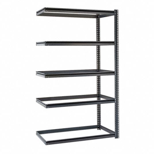 EDSAL, AddOn, 48 in x 18 in, Boltless Shelving 10X249EBMN4818A