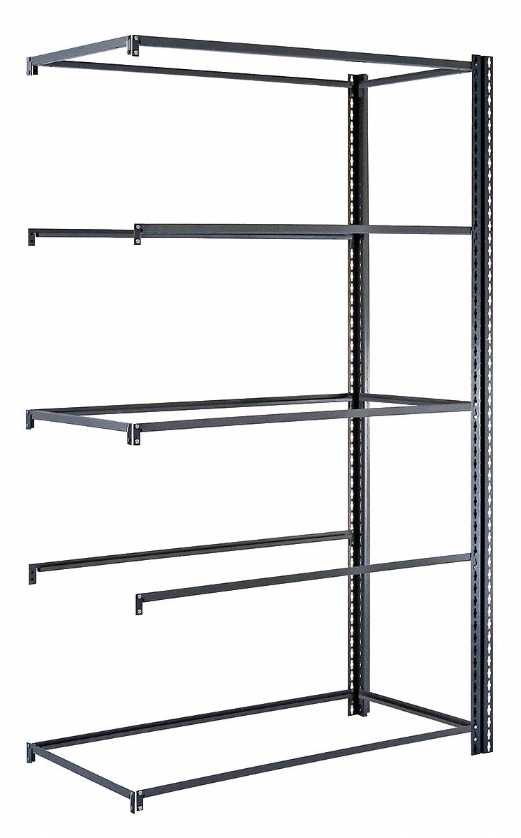 EDSAL, AddOn, 36 in x 24 in, Boltless Shelving 10X257EBLN3624A