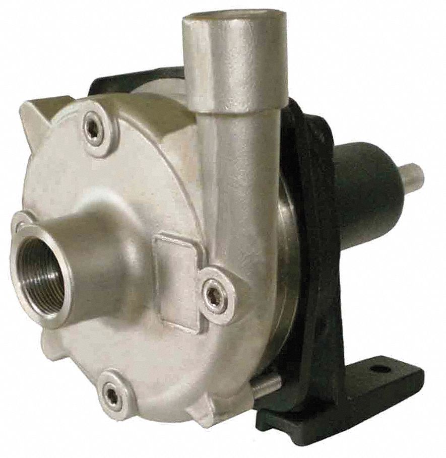 DAYTON Centrifugal Pump Head, 1 1/2 hp HP Required, 1 1/4 in Inlet (In ...