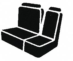 SEAT COVER, FRONT/BUCKET/UNIVERSAL, GREY, SADDLE BLANKET/SUPER-GRIP