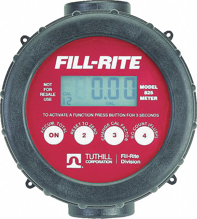 FLOWMETER DIGITAL W/1IN INLT/OUTLET